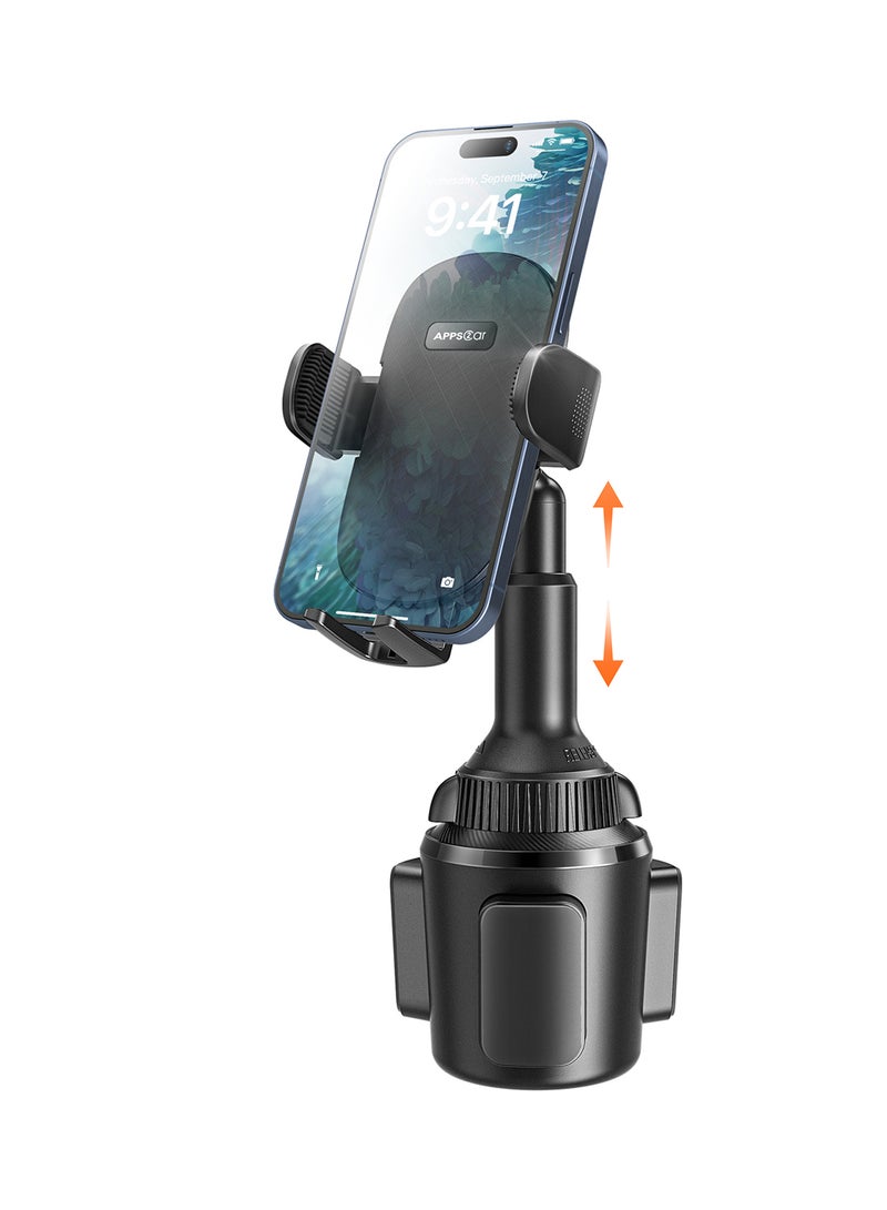 A2C Cup Holder Phone Mount, Cup Phone Holder with Quick Extension Long Arm, Adjustable Universal Cupholder Mobile Mounts for Mercedes SUV Van - Image 1